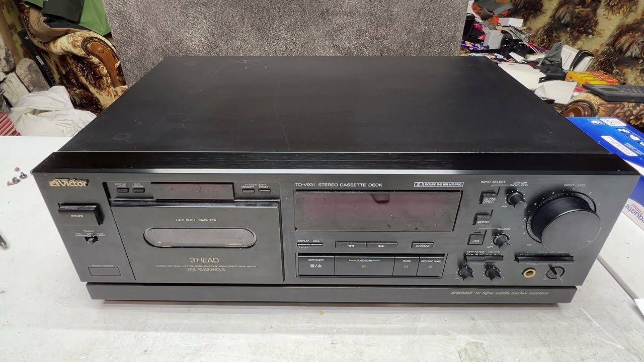 JVC Victor TD-V931 Discrete Head Alignment | Transport Repairs