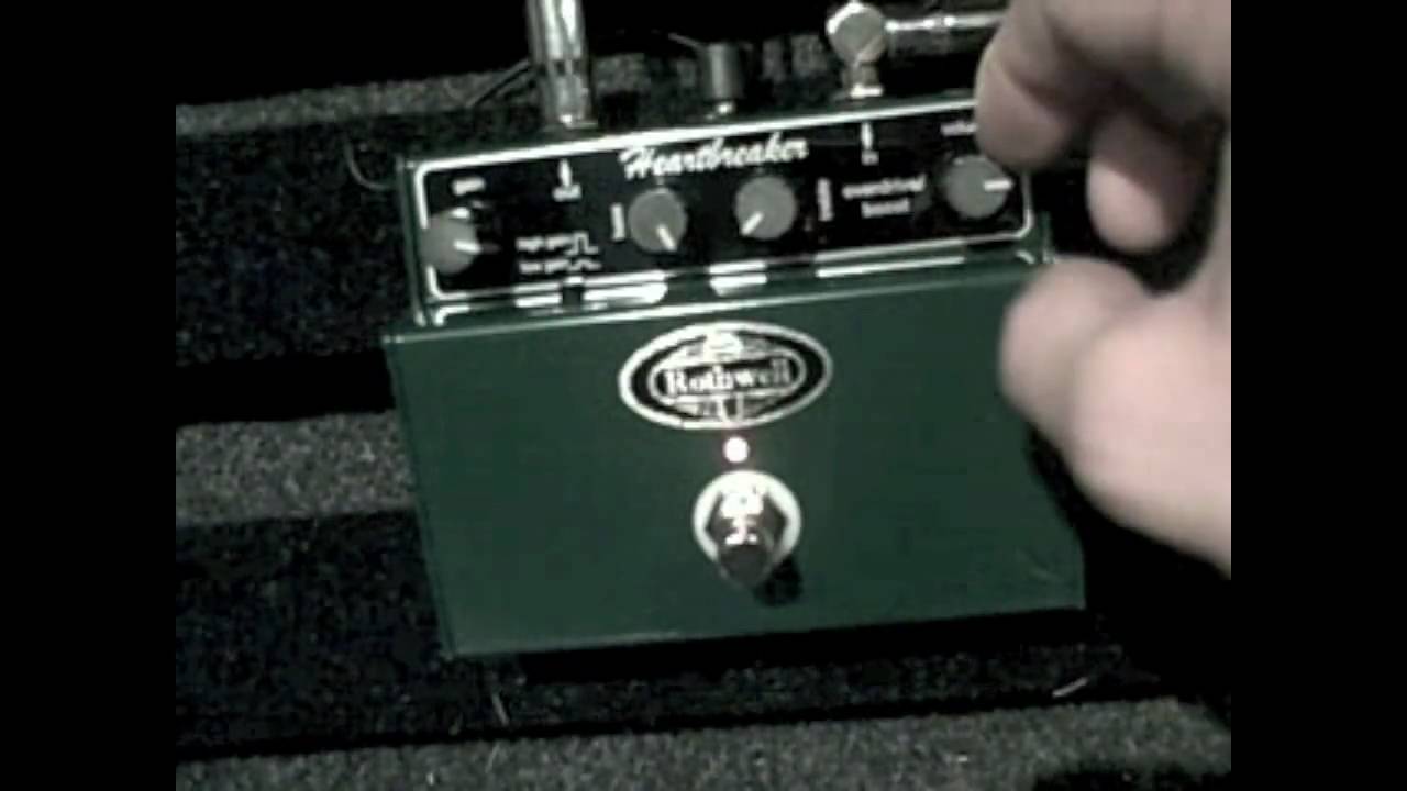 Rothwell Heartbreaker Overdrive Boost Effects Pedal Demo - YouTube