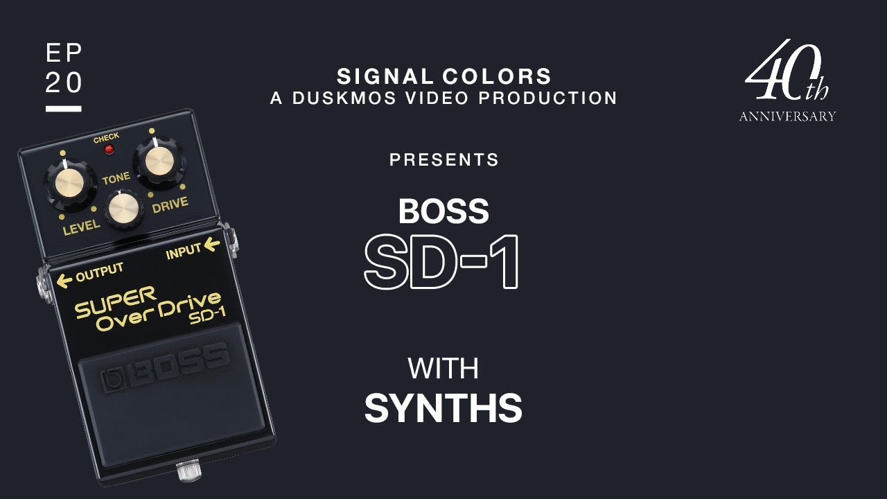 BOSS SD-1 (SD-1-4A) Super Overdrive 40th Anniversary Demo w