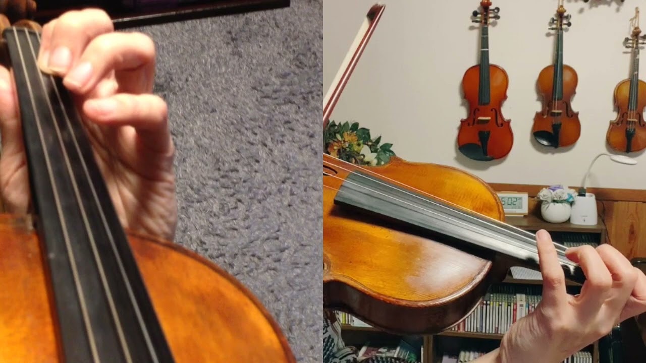 最新 ヴァイオリン音階教本 第1部 1. A型 1,2,3,4,5,6,7,8 - YouTube