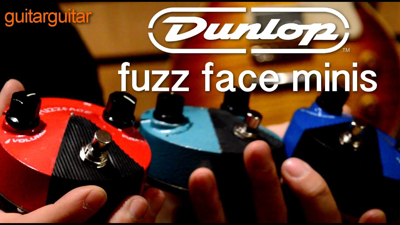 Dunlop Fuzz Face Mini Range - YouTube