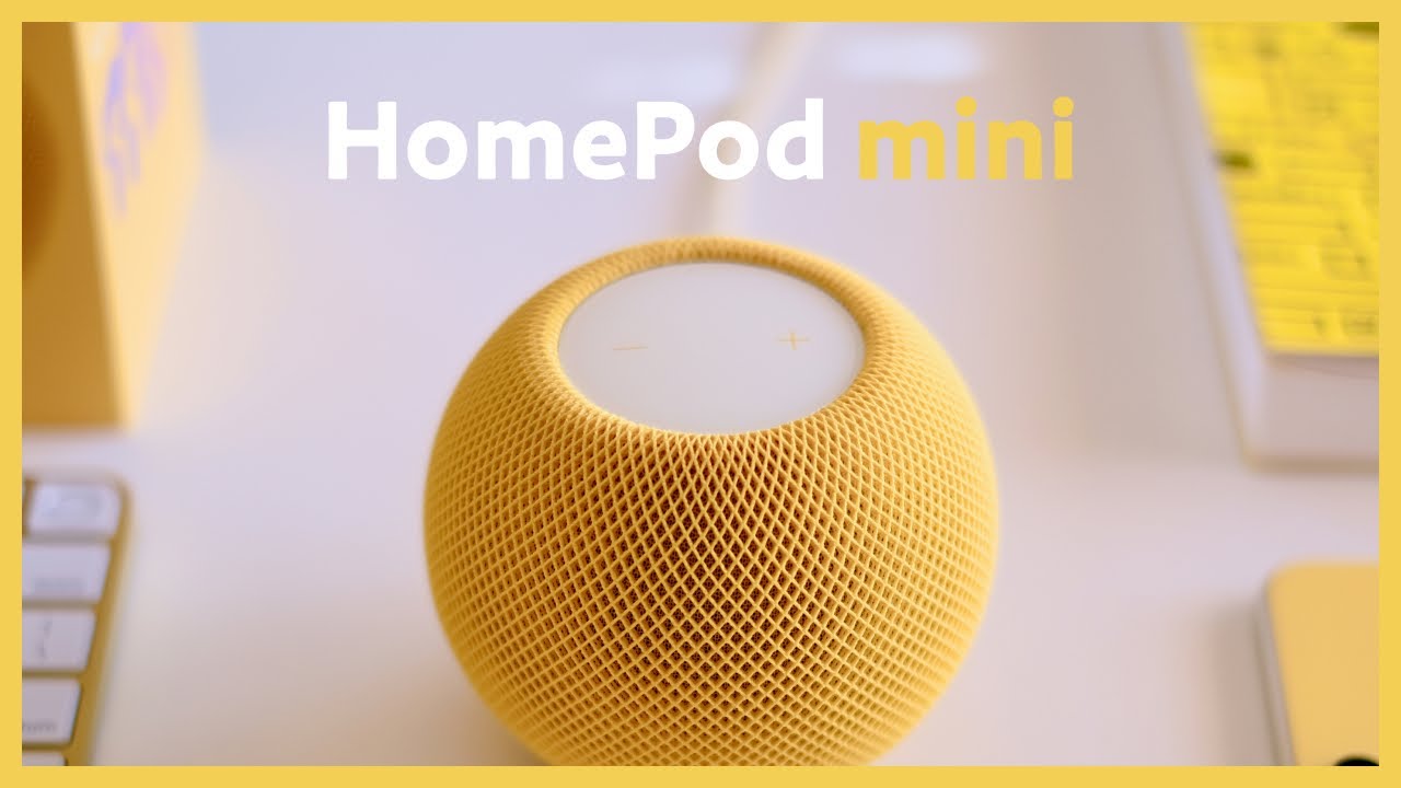 新色🟡】HomePod mini イエローでステレオを体験！開封レビュー