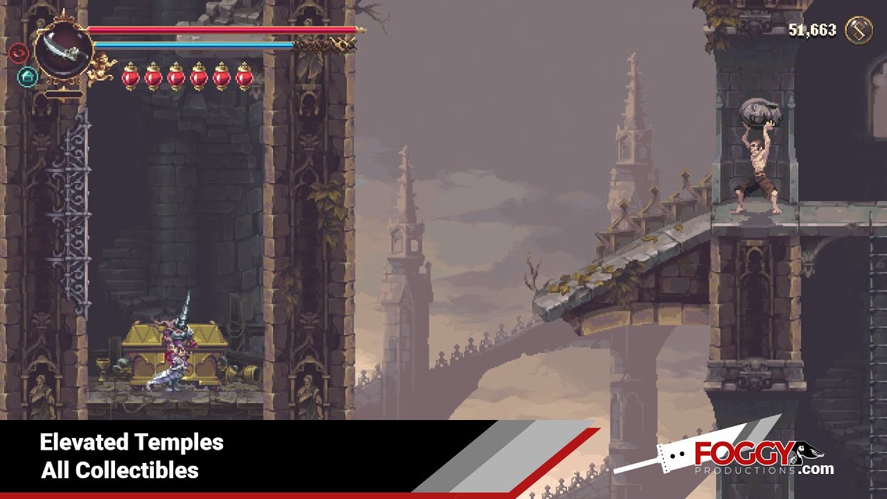Blasphemous 2 - Elevated Temples Collectibles - YouTube