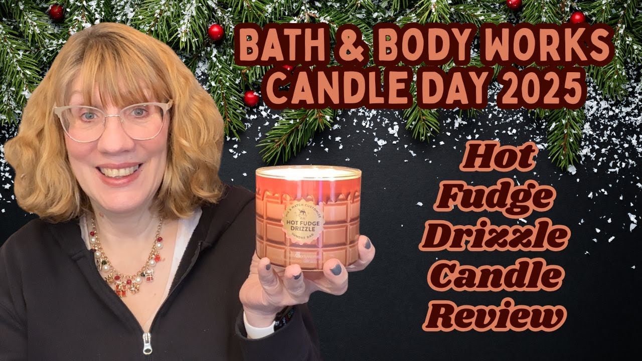 Bath & Body Works Hot Fudge Drizzle Candle Review - YouTube