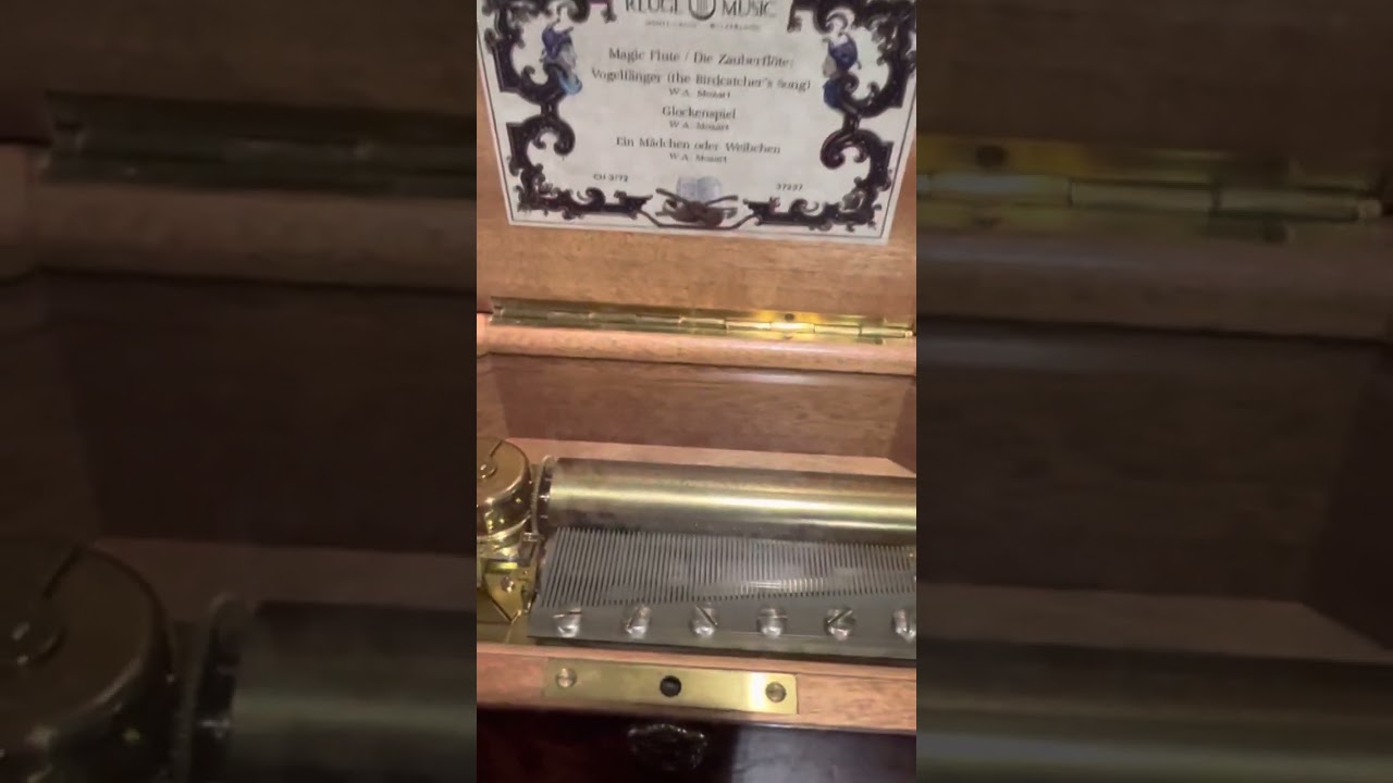 reuge 72note Mozart The Magic Flute @ragrag0403 - YouTube