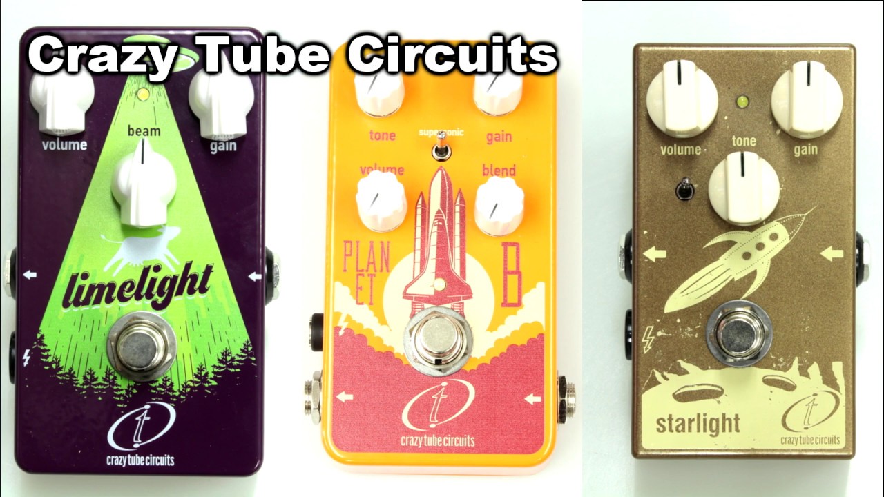 ギリシャ発】Crazy Tube Circuits Drive Pedals Sound Sample【PLANET