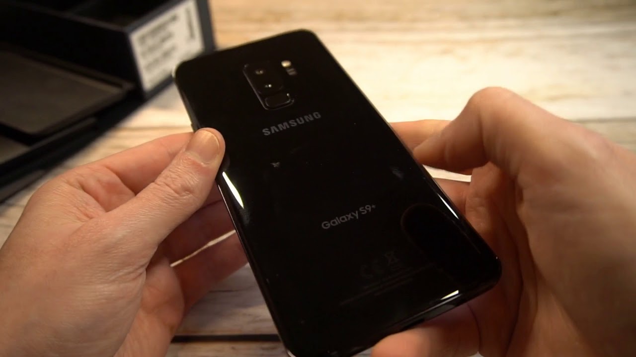 Samsung Galaxy S9+ Midnight Black Unboxing and Overview - YouTube