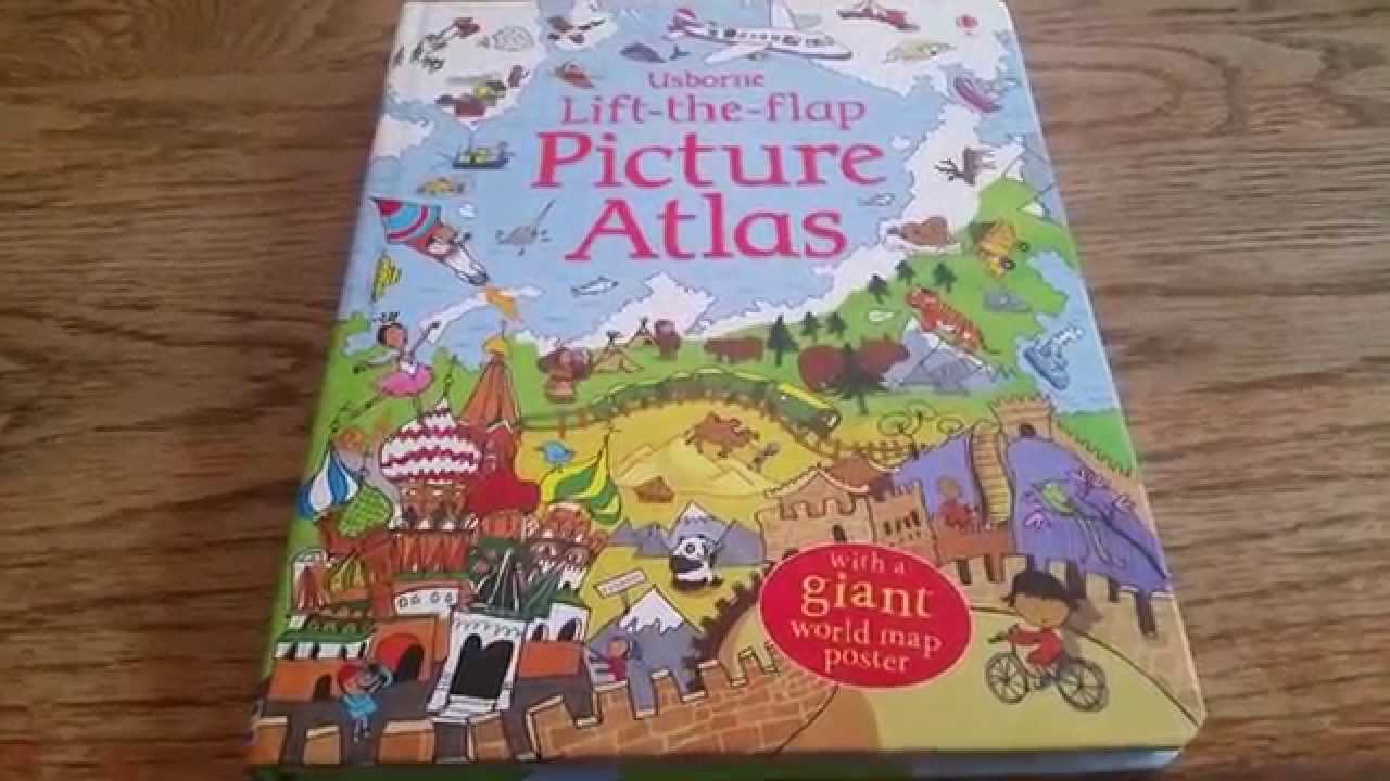Lift-The-Flap Picture Atlas - Usborne Books and More - YouTube