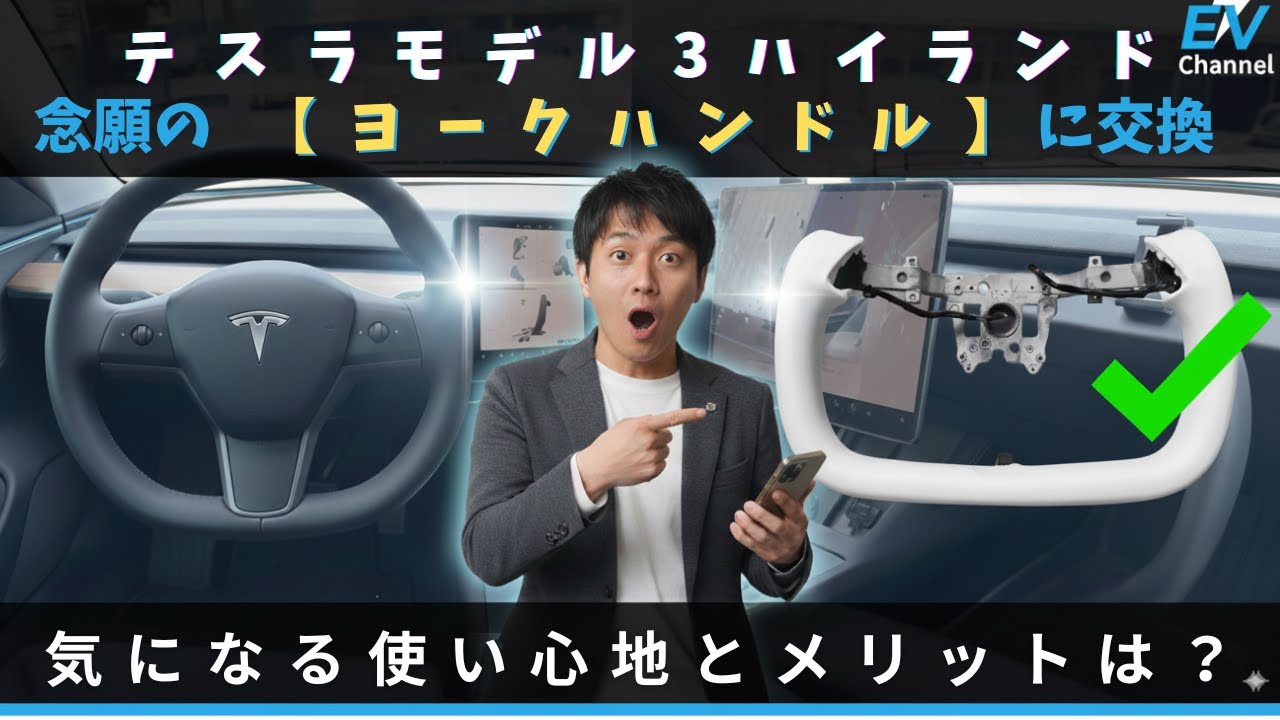 Tesla Model 3] Will replacing the yoke handlebars change your