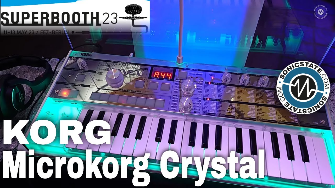 Superbooth 2023: Korg - Microkorg Crystal - 20th Anniversary Re