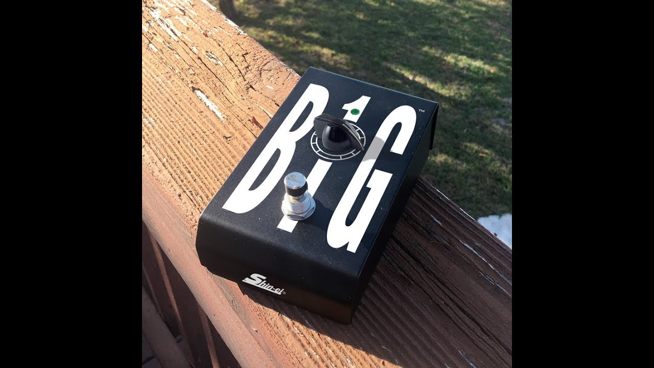 STOMP BOX STEALS: PREAMP- SHIN-EI Big 1 magic pixie dust for