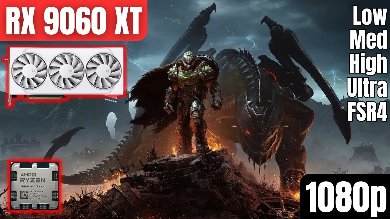 RX 9060 XT 16GB: DOOM The Dark Ages | Low - Ultra Settings | FSR4