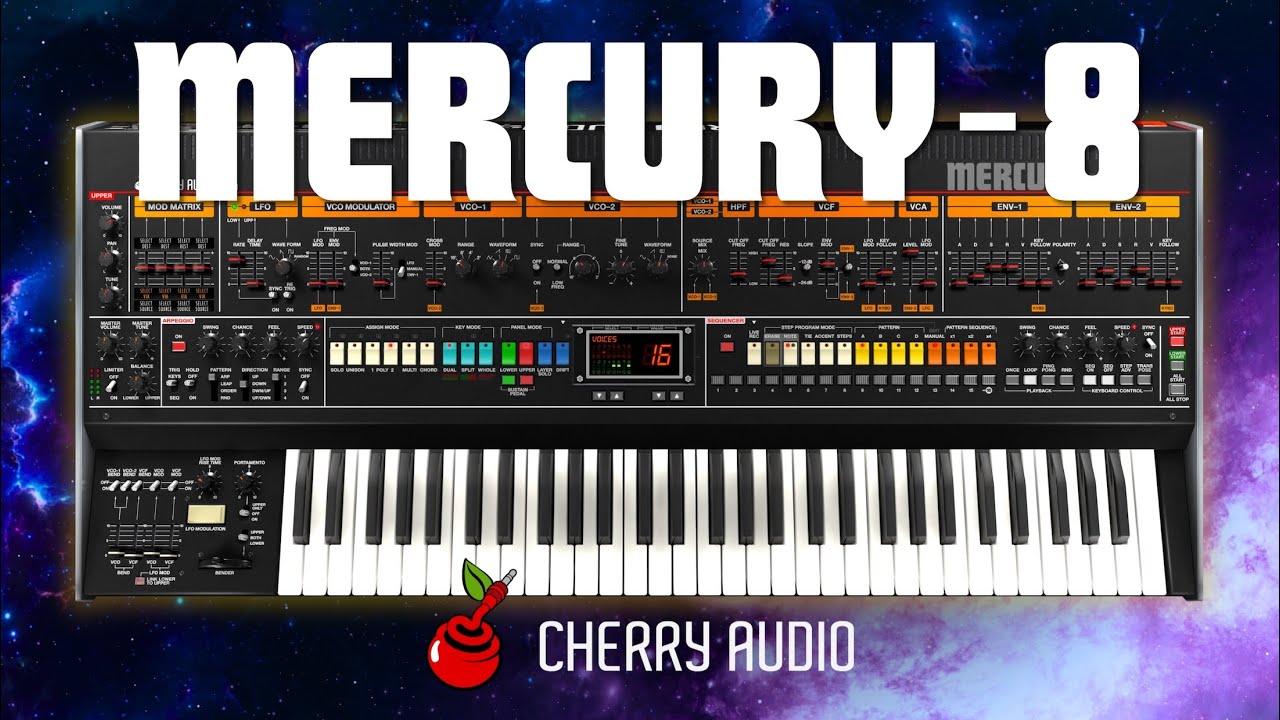 Cherry Audio Mercury-8 Synthesizer - beatcloud - DTM,DAW,プラグ