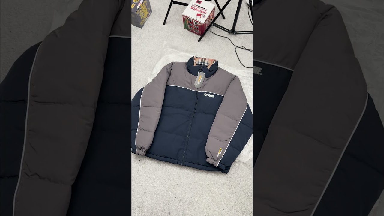 Its puffer season 🥶 Supreme Reversible Puffer Jacket - YouTube