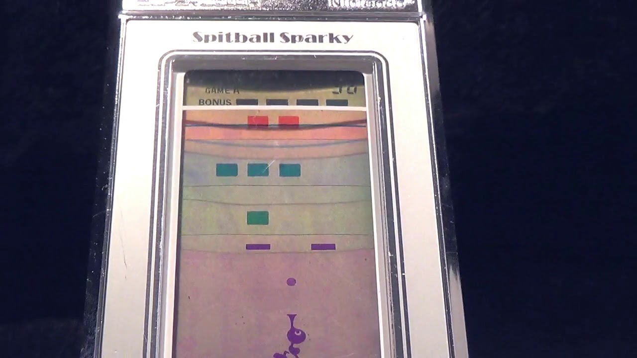 レトロ 液晶ゲーム】スピットボールスパーキー スーパーカラー ゲーム