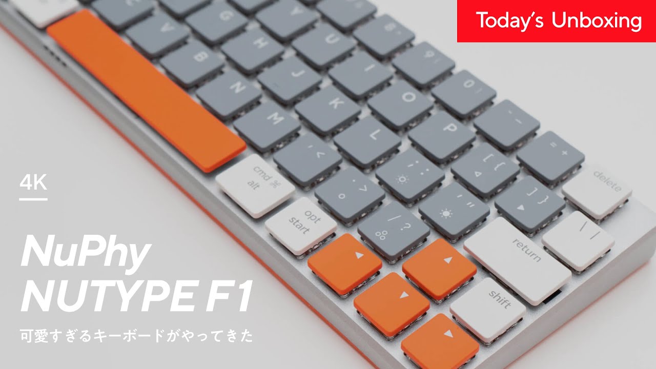 The NuPhy NUTYPE F1 Red Switch Mechanical Keyboard is Amazing