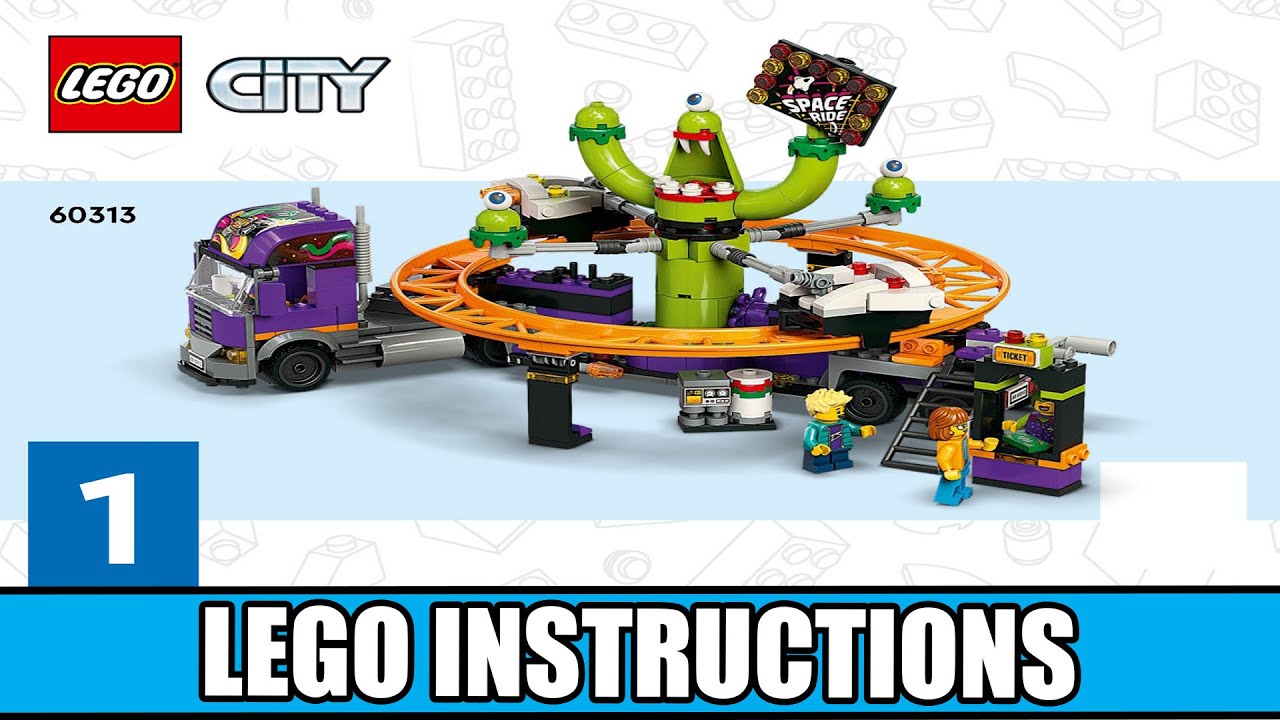 LEGO Instructions | City | 60313 | Space Ride Amusement Truck