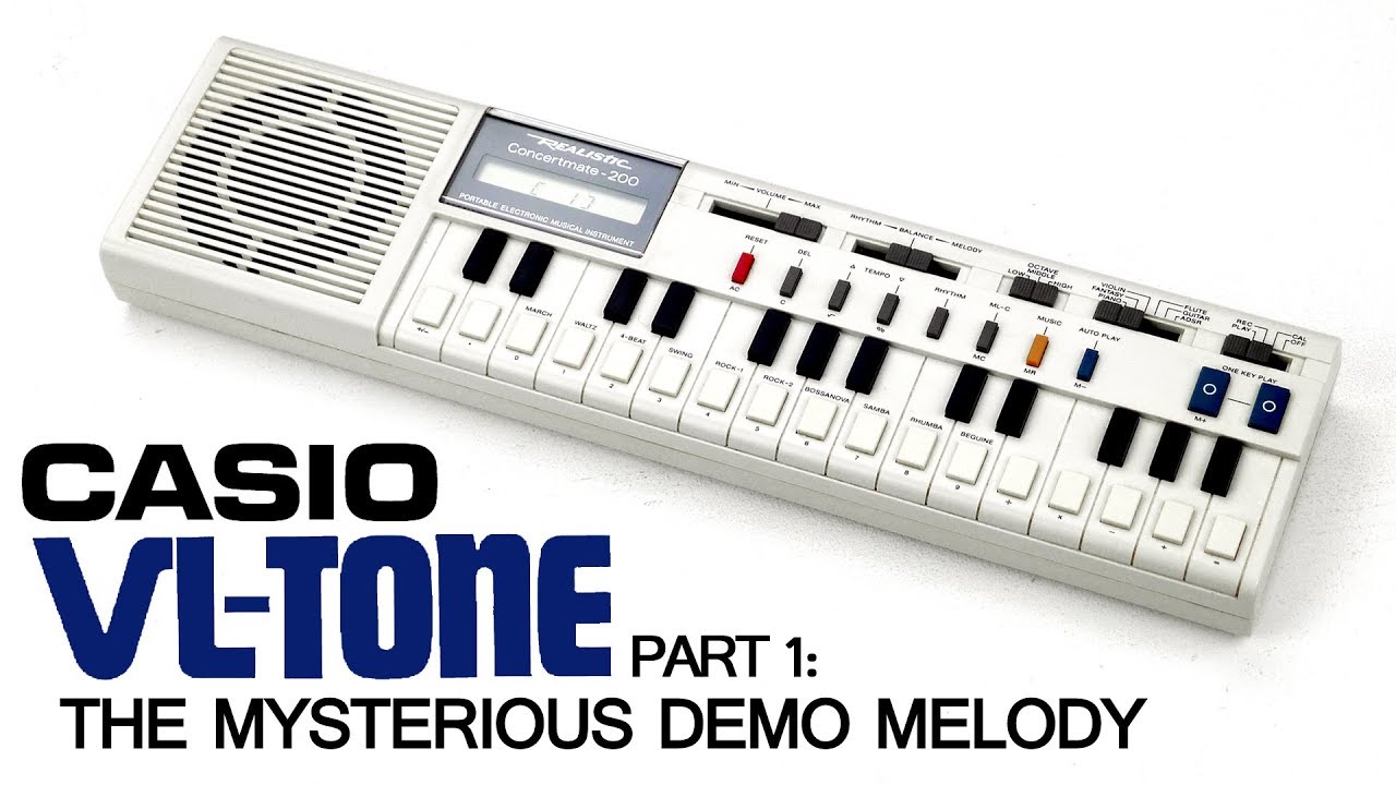 Casio VL-1 - Part 1: The Mysterious Demo Melody - YouTube