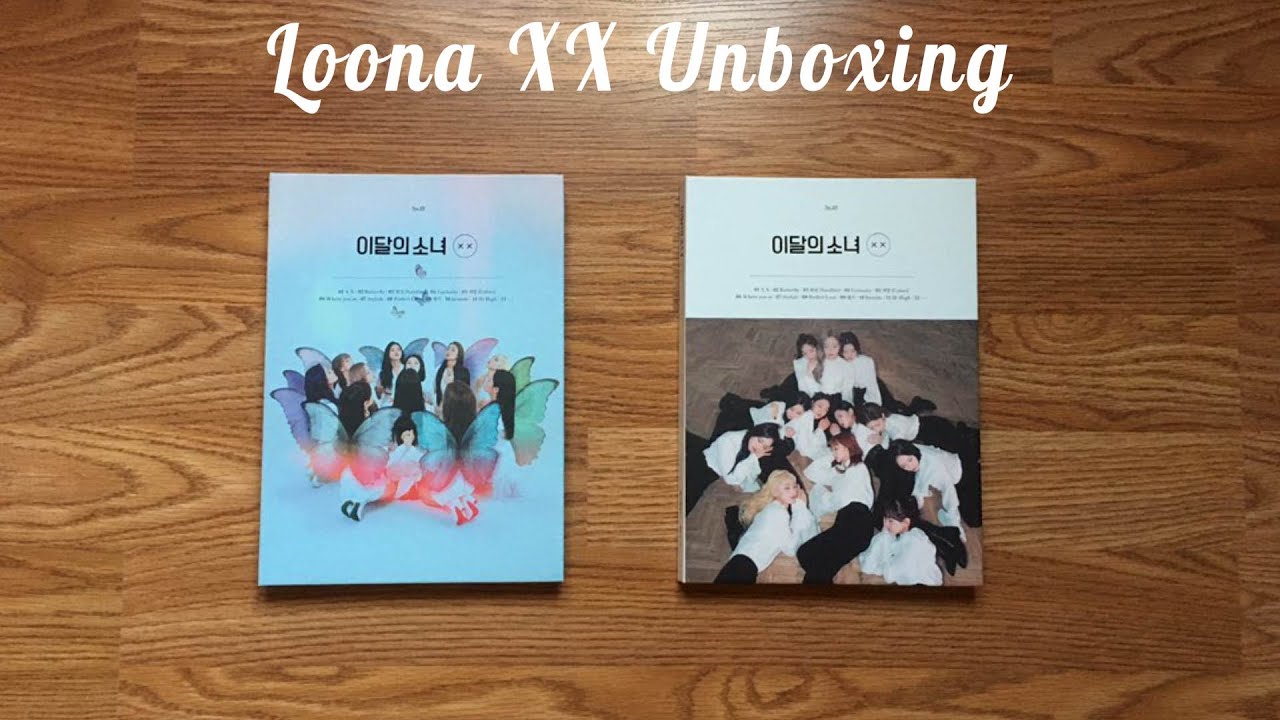 Loona XX album unboxing (limited A and limited B) - YouTube