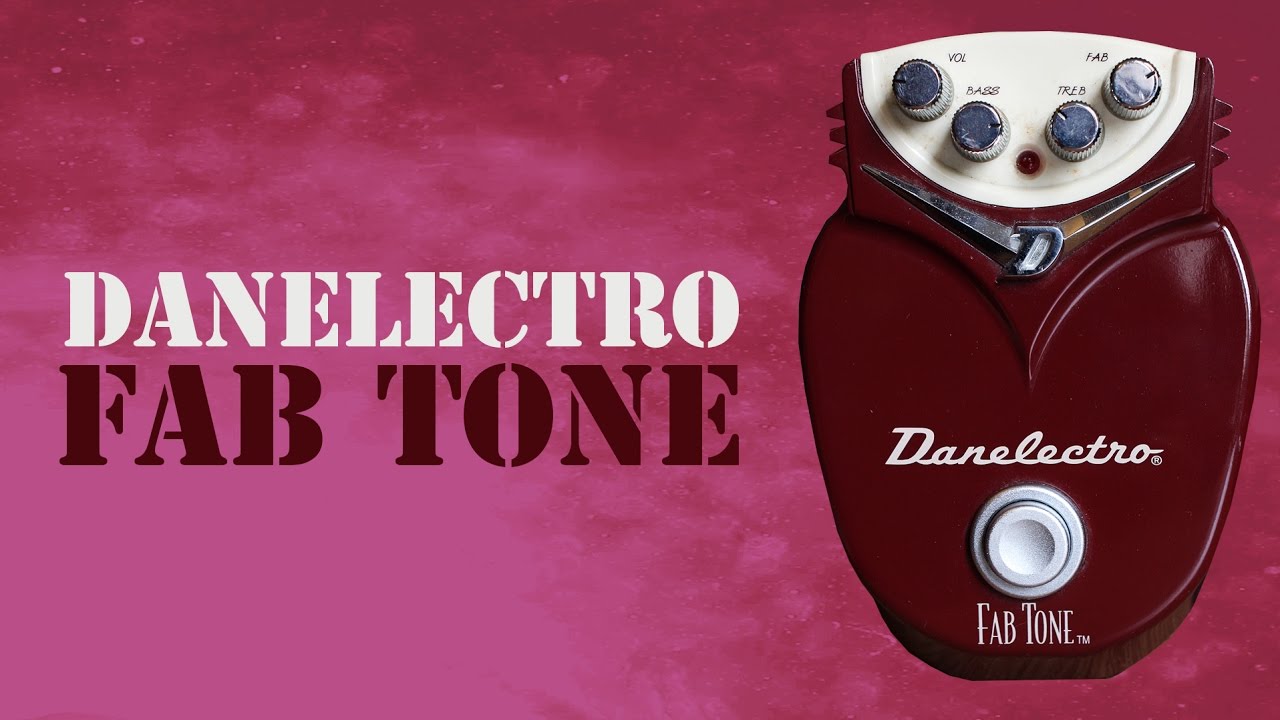 Danelectro Fab Tone Distortion Pedal Demo - YouTube