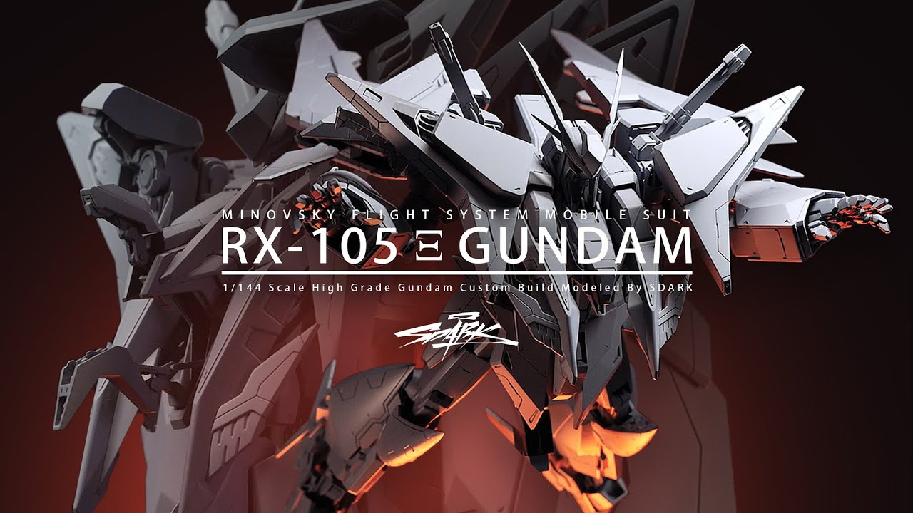 SDARK】GUNPLA CUSTOM BUILD HGUC RX-105 Xi GUNDAM (Part.1) この