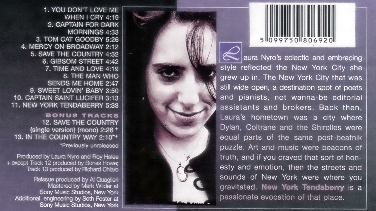 Laura Nyro - New York Tendaberry (1969) FULL ALBUM - YouTube