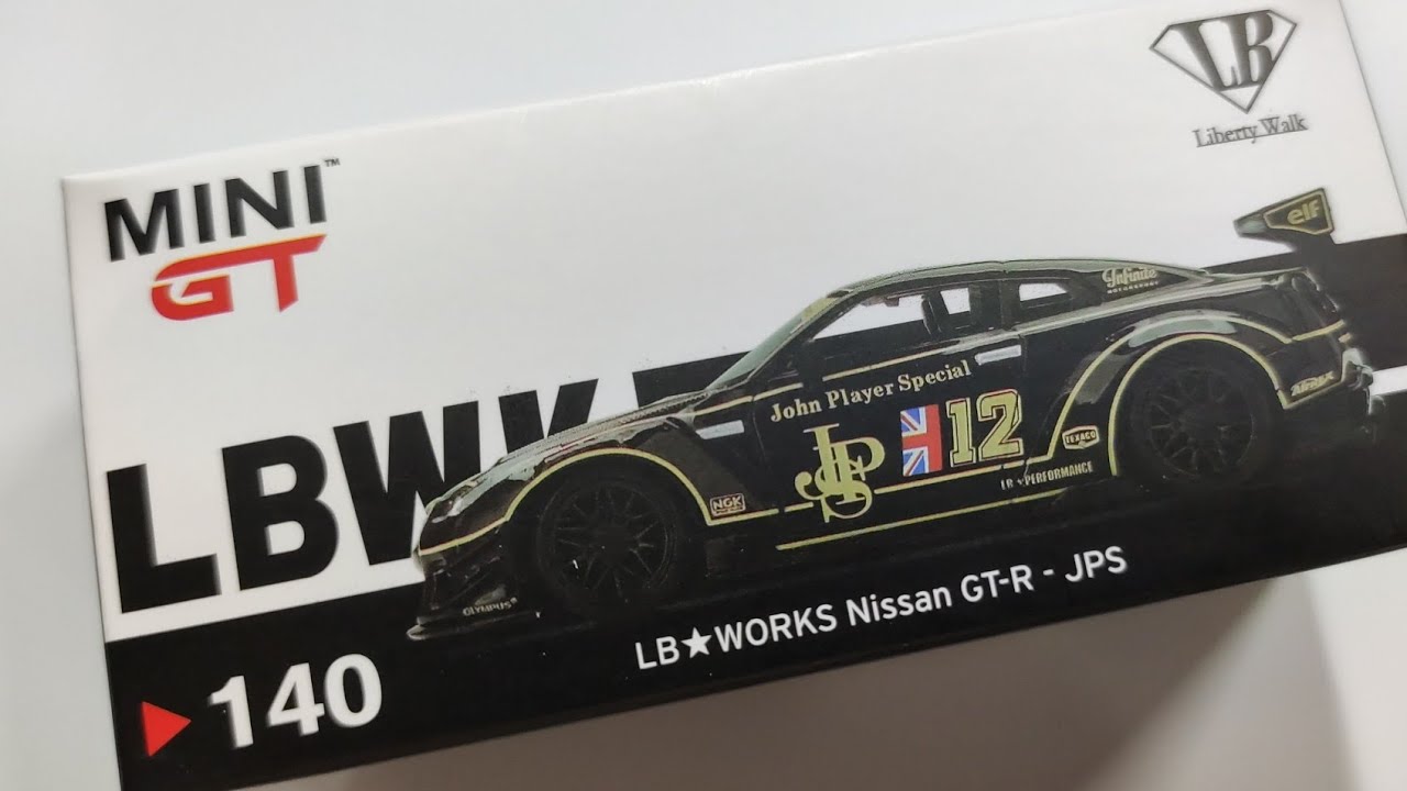 Mini GT LB Works Nissan GT-R JPS John Player Special - YouTube