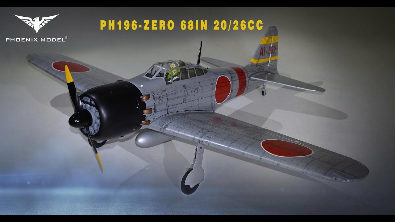 KK HOBBY 】 ZERO A6M GP/EP 120/20cc PHOENIX MODEL フェニックス