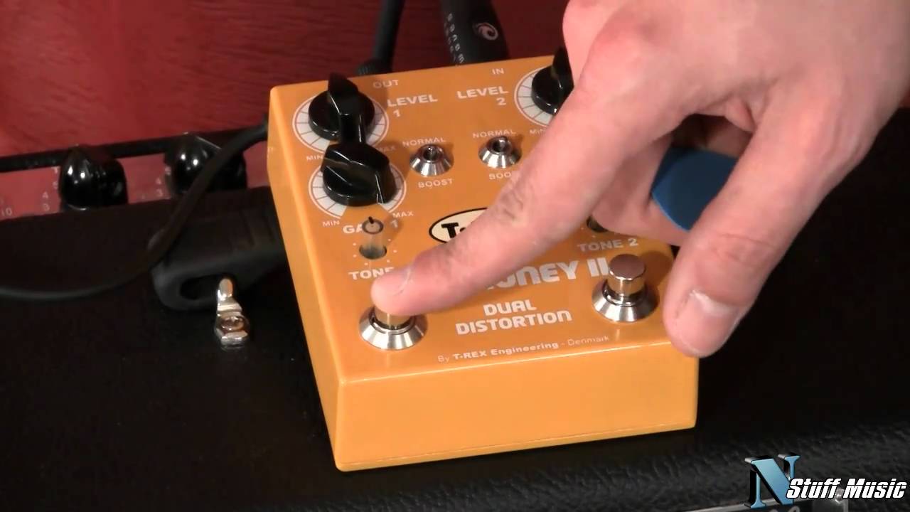 T-REX Mudhoney II Distortion Pedal - YouTube
