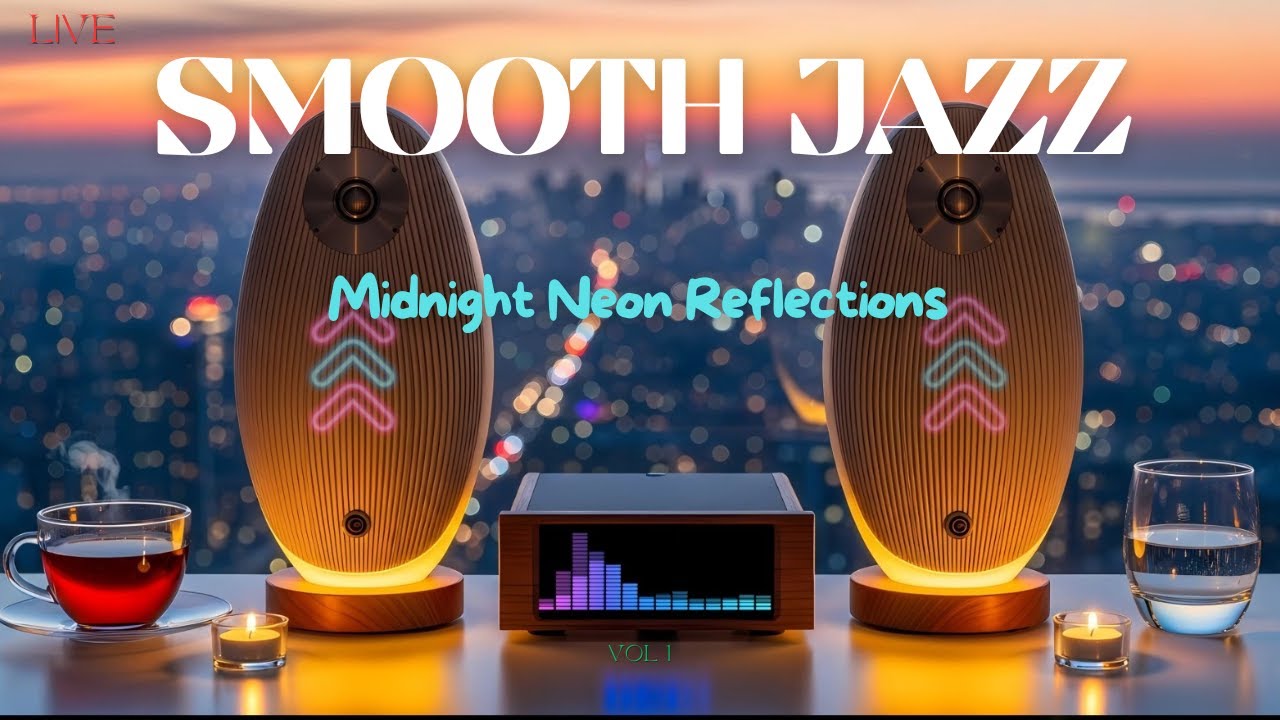 Midnight Neon Reflections 🎷🌃-Smooth Jazz✨ - YouTube