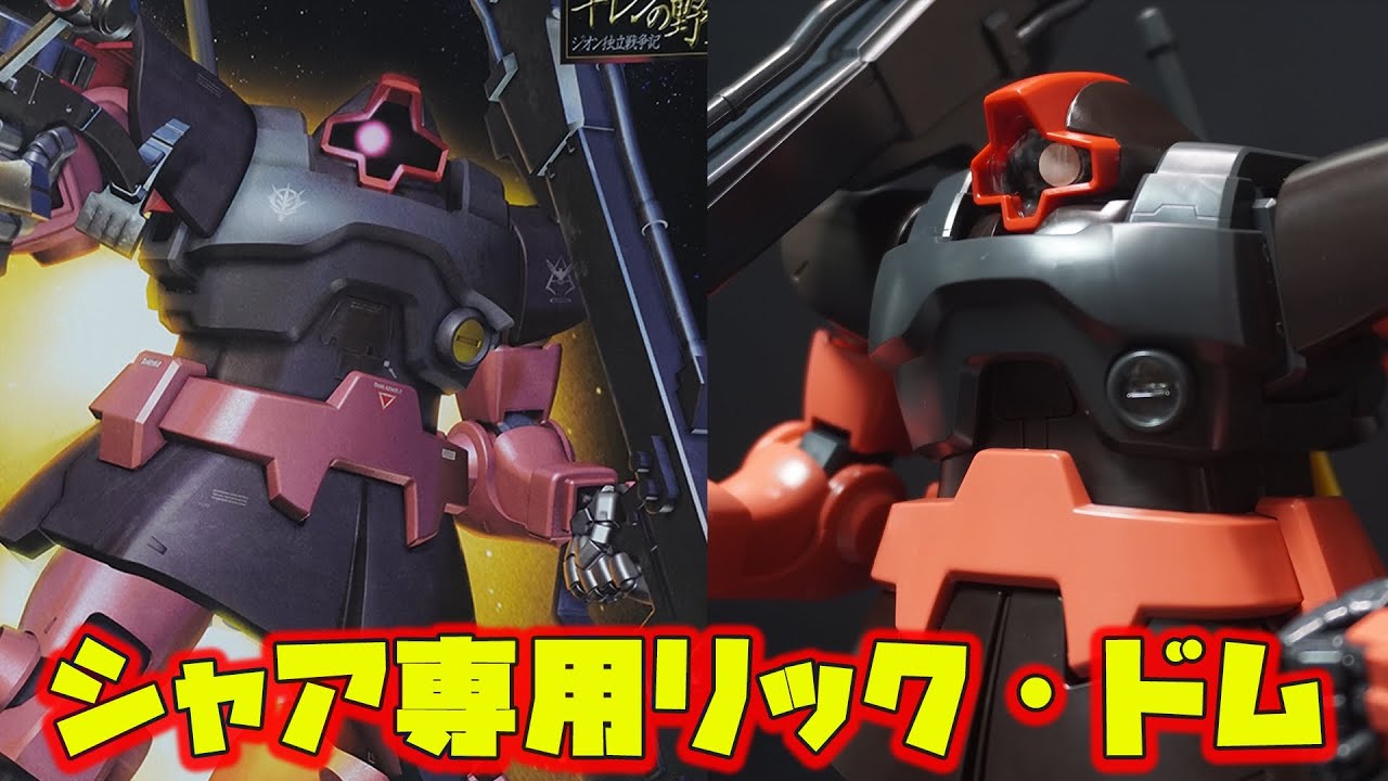 MG 1/100 シャア専用リック・ドム 塗装完成品 プレバン限定 ガンプラ