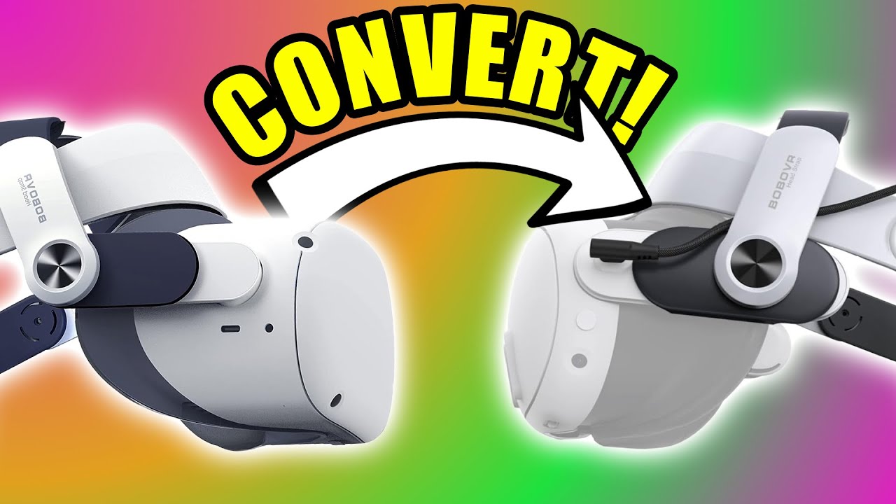 CONVERT YOUR QUEST 2 HEAD STRAP TO FIT THE QUEST 3! | BoboVR M2 to