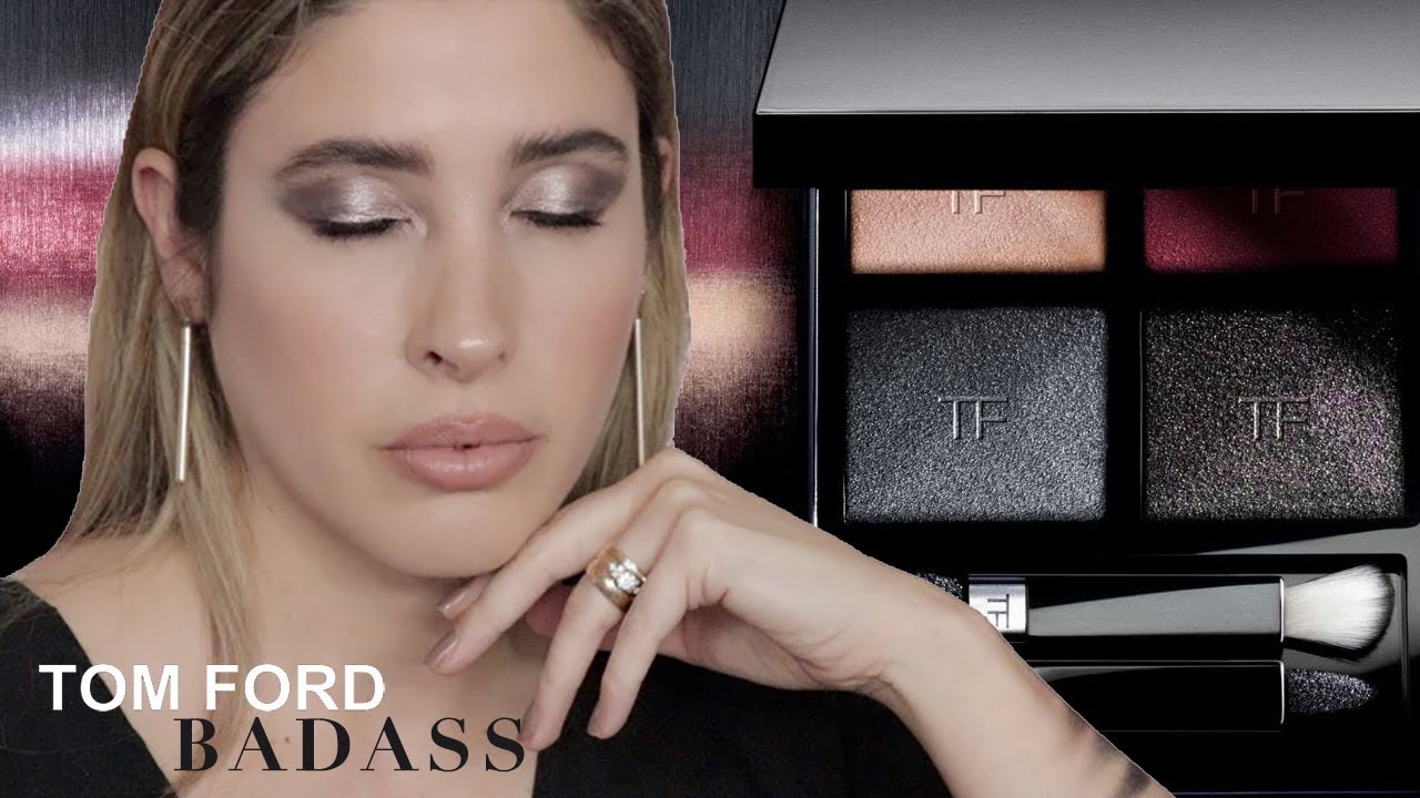 TOM FORD Extreme BADASS Eyeshadow QUAD Review Swatches Comparisons