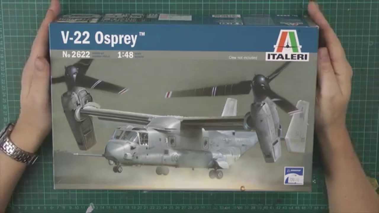 Italeri 1/48 Osprey review - YouTube