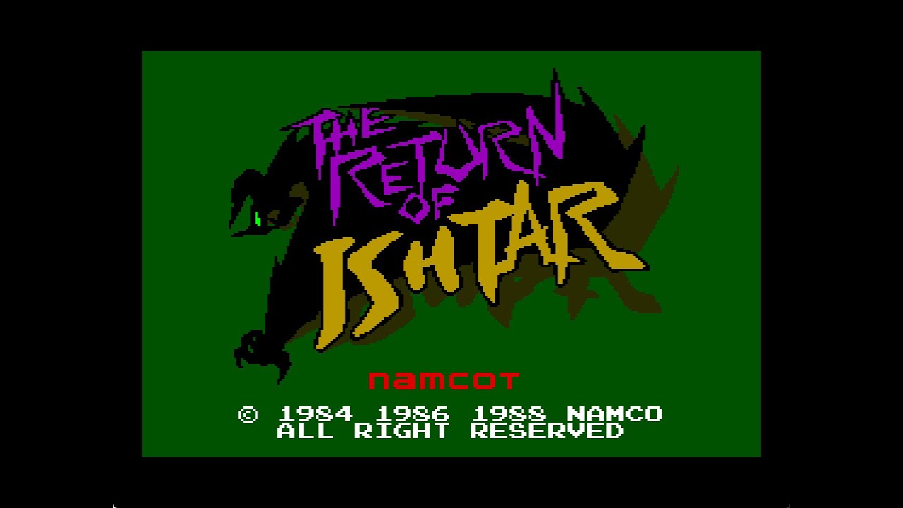 BGM] [msx2] [psg] イシターの復活 [The Return of ISHTAR] - YouTube