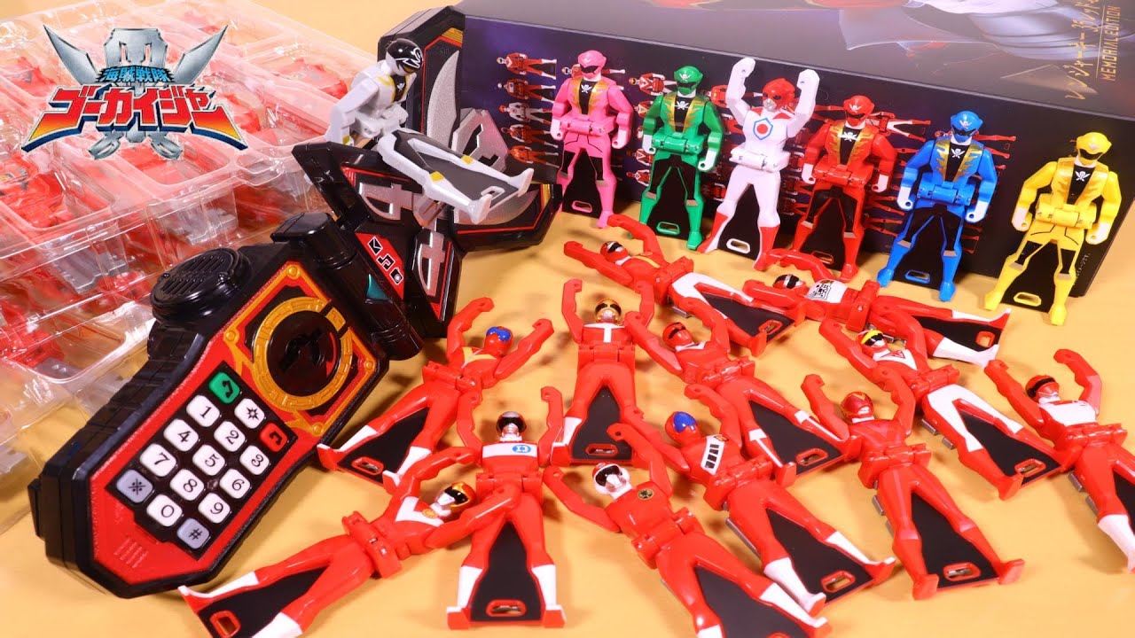 赤いマジ赤い 】レンジャーキー35レッドセット ゴレンジャーから