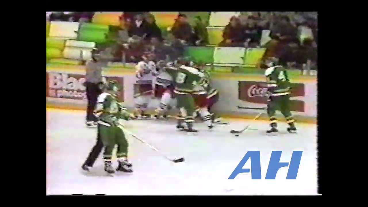 OHL ?. ?, 1988-89 London Knights v Kitchener Rangers (melee) Craig