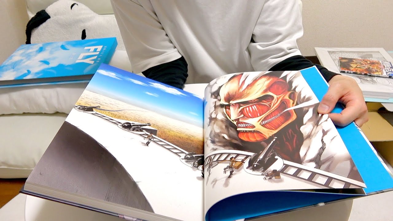 進撃の巨人 画集 FLY & 35巻の内容紹介と感想です！ - YouTube