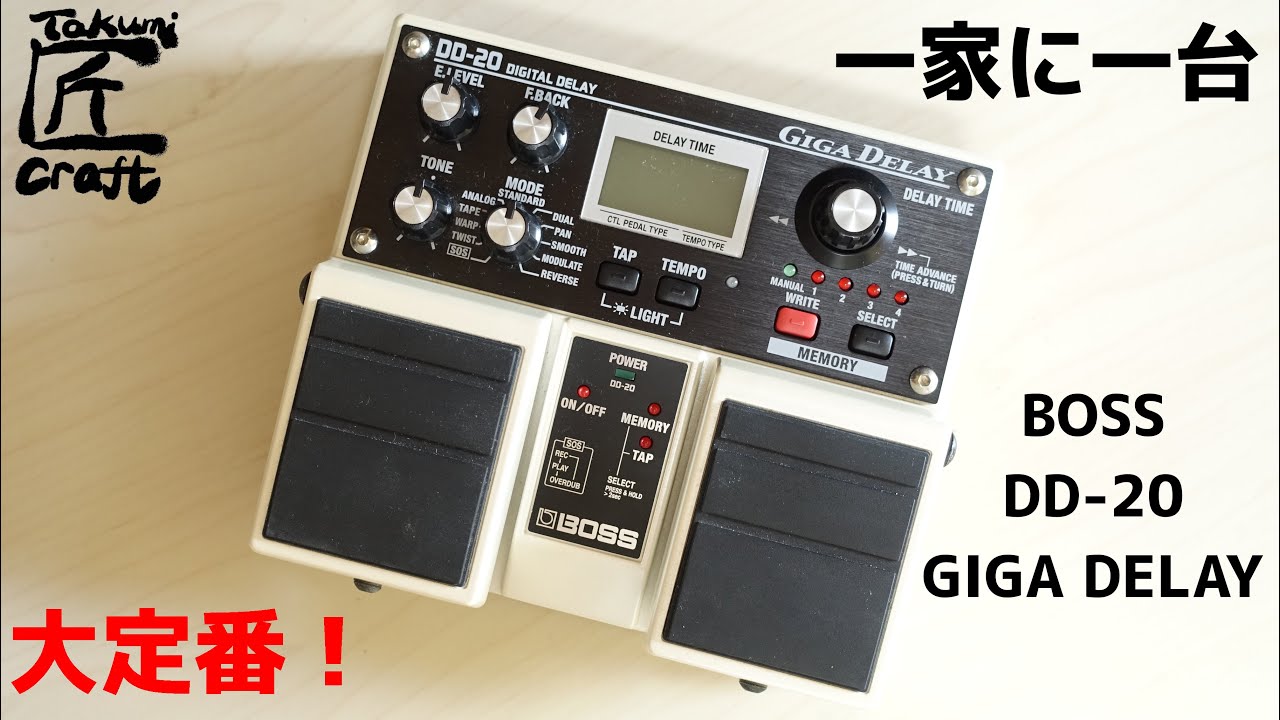 BOSS DD-20 Review - YouTube