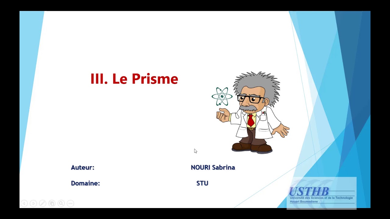 Prisme Exercice résolu N°1 : Résumé de cours et exercices corrigés