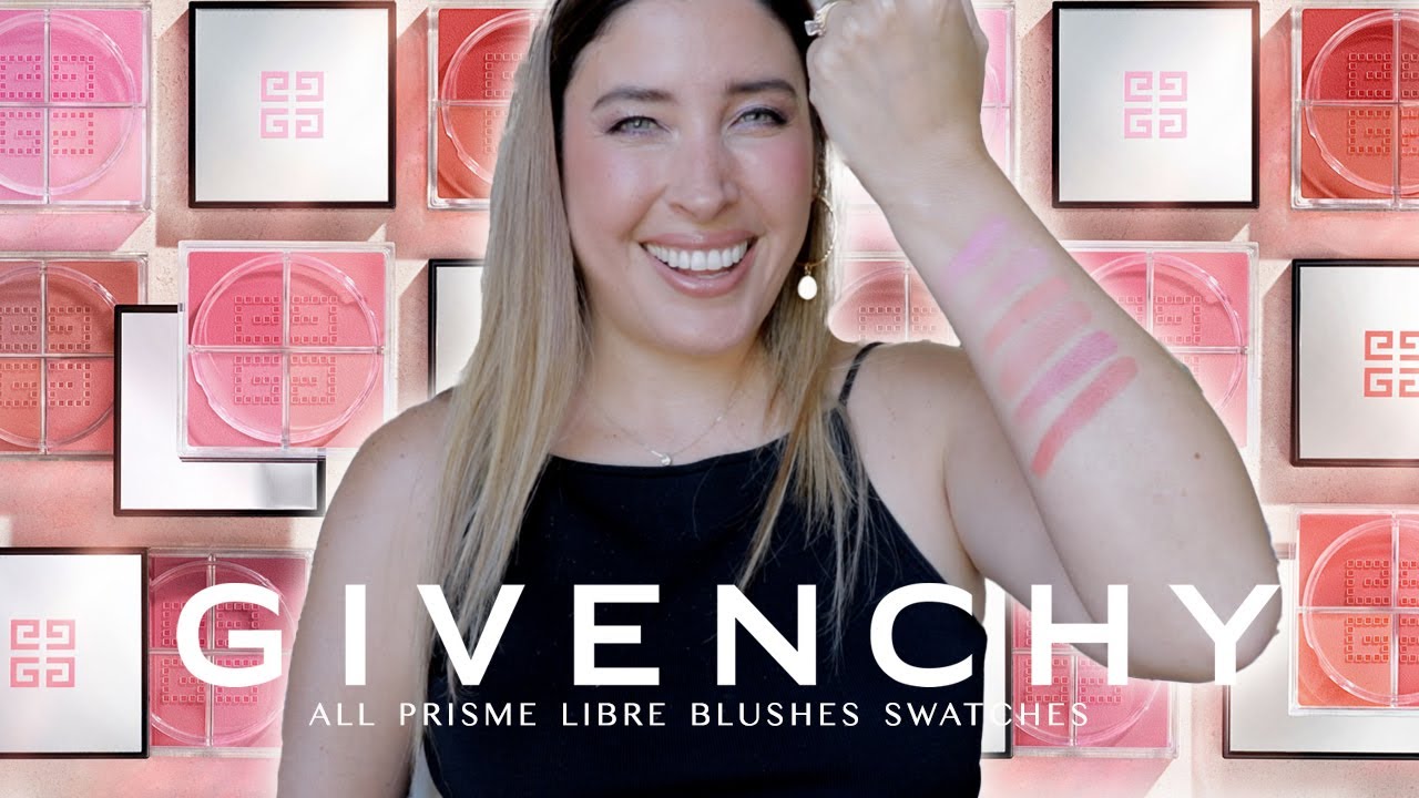 GIVENCHY PRISME LIBRE LOOSE POWDER BLUSH : ALL SHADES SWATCHES