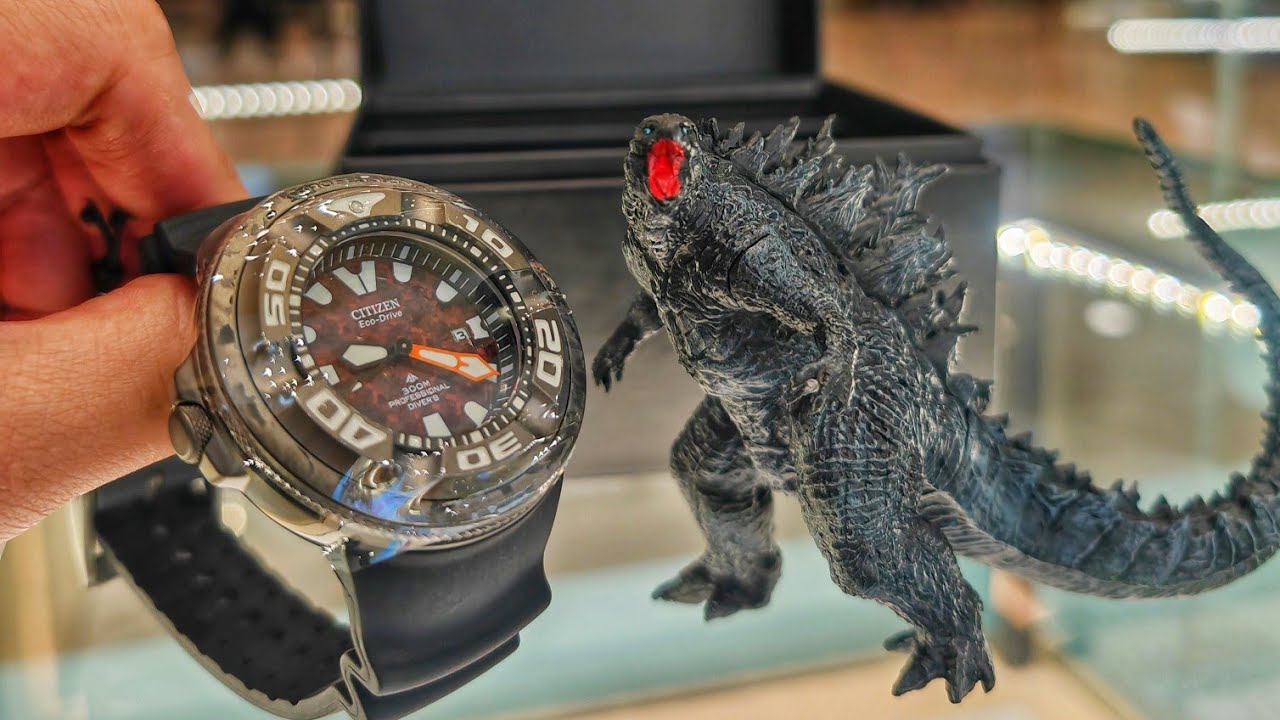 Citizen promaster Godzilla 70th 哥斯拉纪念版 300M ISO diver's 巨无