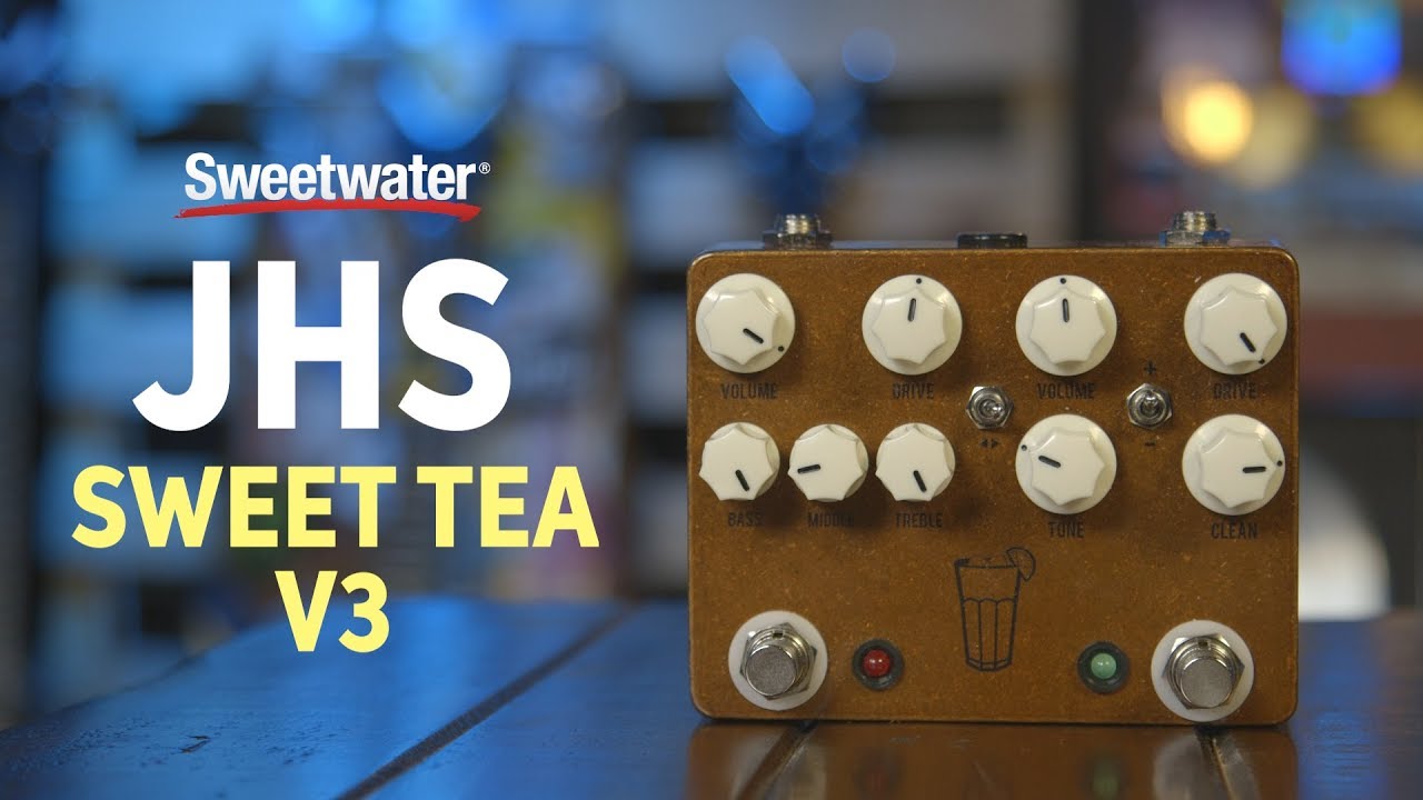 JHS Sweet Tea V3 2-in-1 Dual Overdrive Pedal Review - YouTube