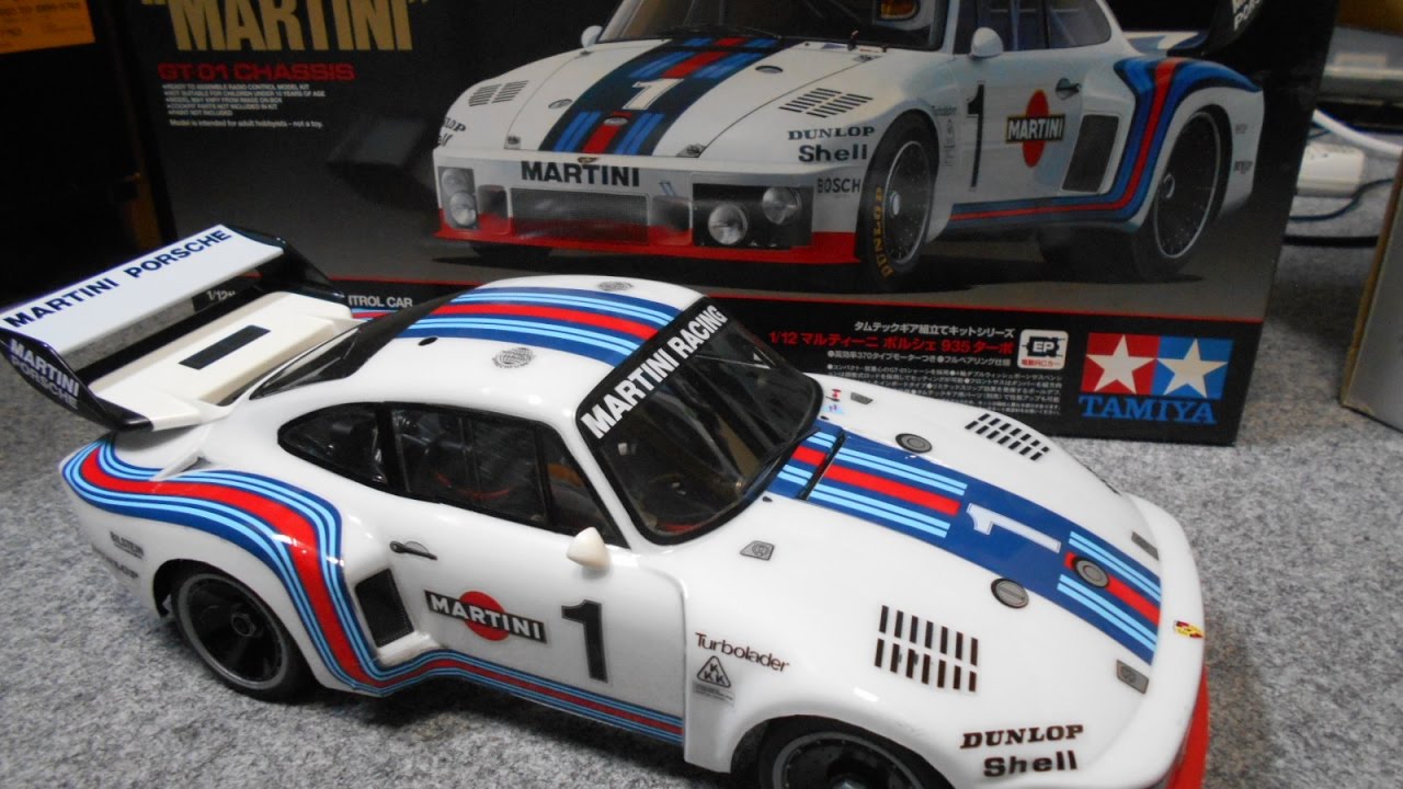 タミヤ1/12マルティーニポルシェ935【ラジコンカー】 - YouTube