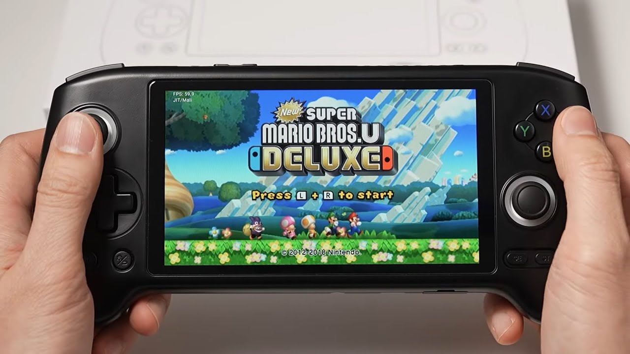 ANBERNIC RG556, Switch - New Super Mario Bros. and 19 games test