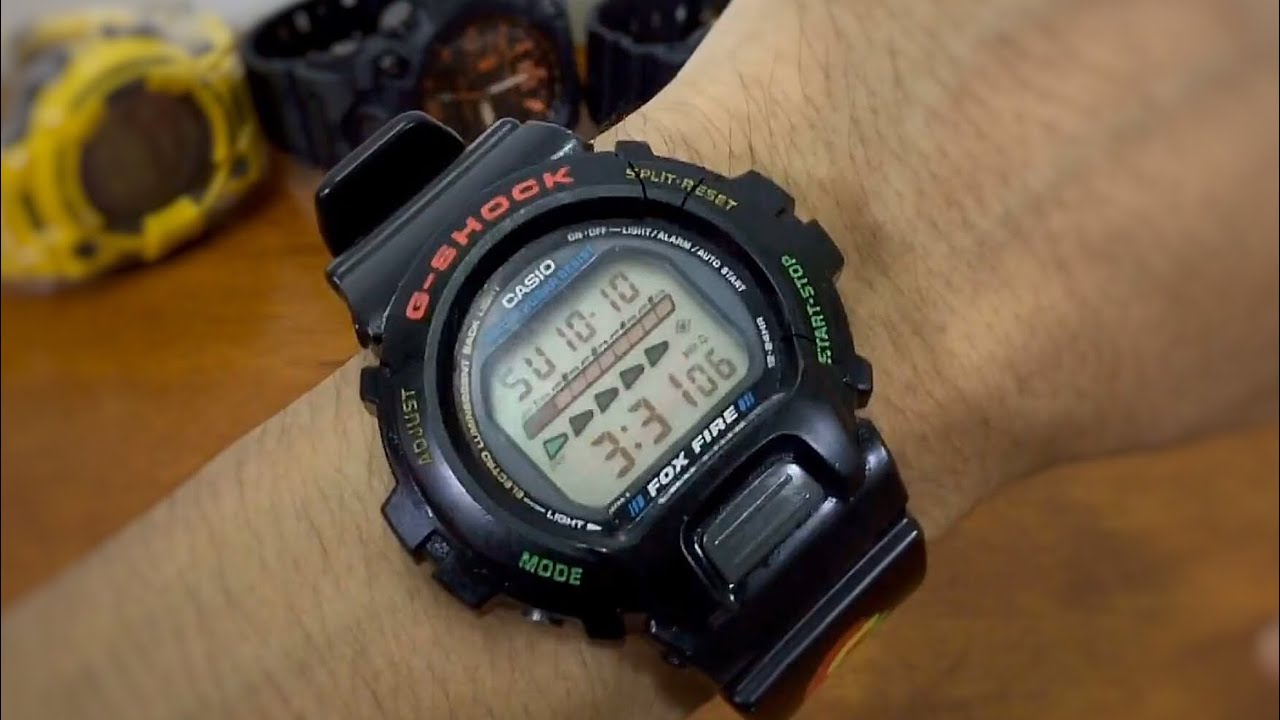 Casio DW-6600B-1JF FIRST Rasta themed G-Shock - BLACK color way