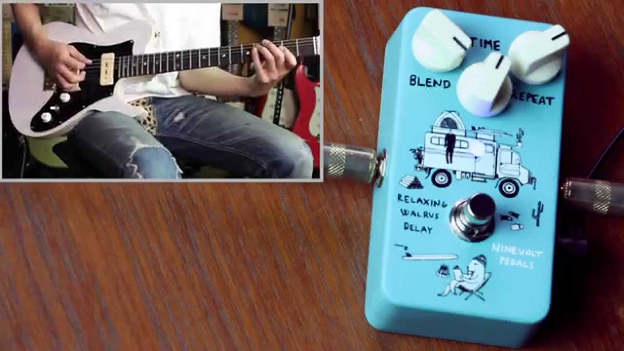 NINEVOLT PEDALS / RELAXING WALRUS DELAY [Digimart Product Review