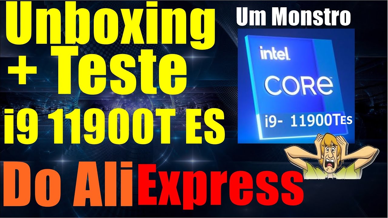 Unboxing +Teste i9 11900T ES QV1L (UM MONSTRO!) - YouTube