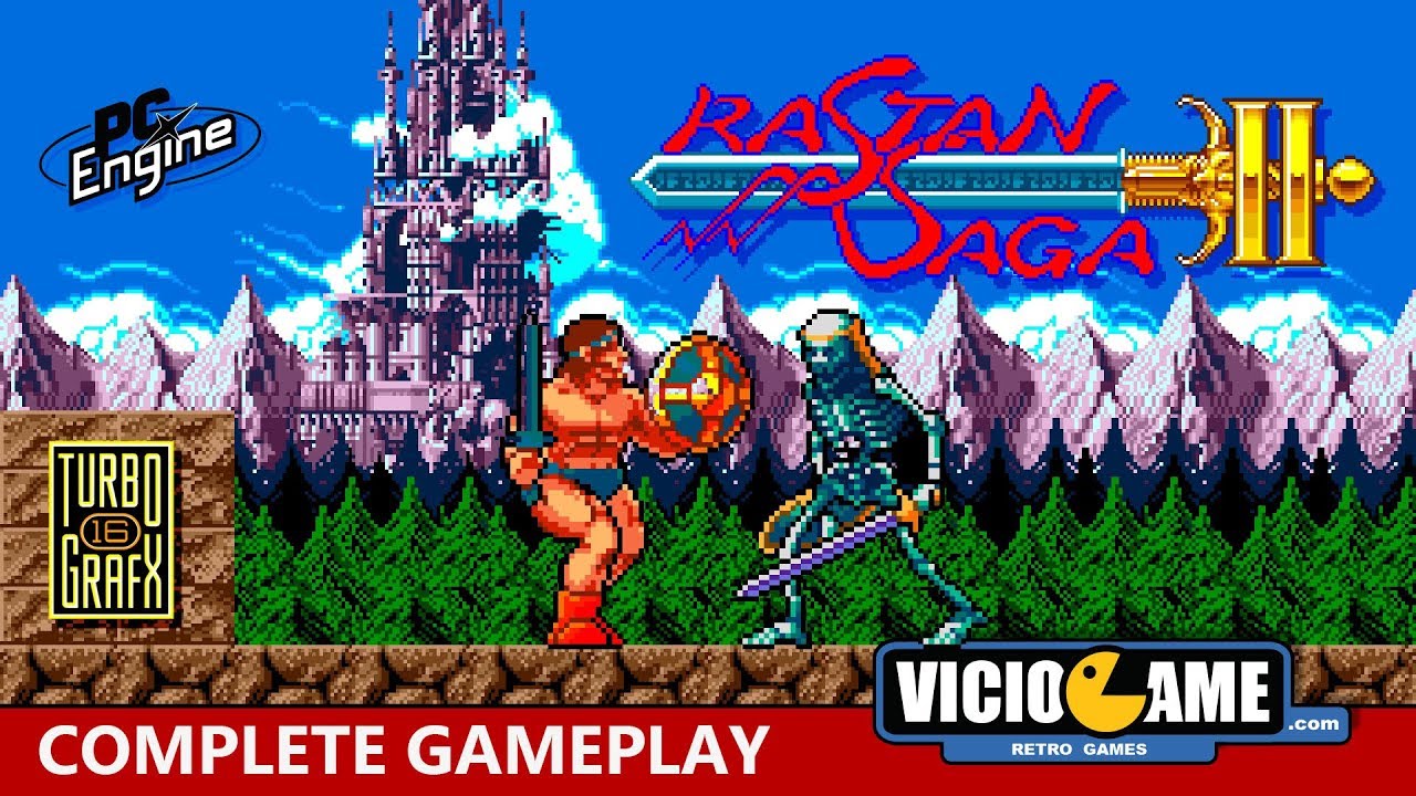 🎮 Rastan Saga II (PC Engine) Complete Gameplay - YouTube