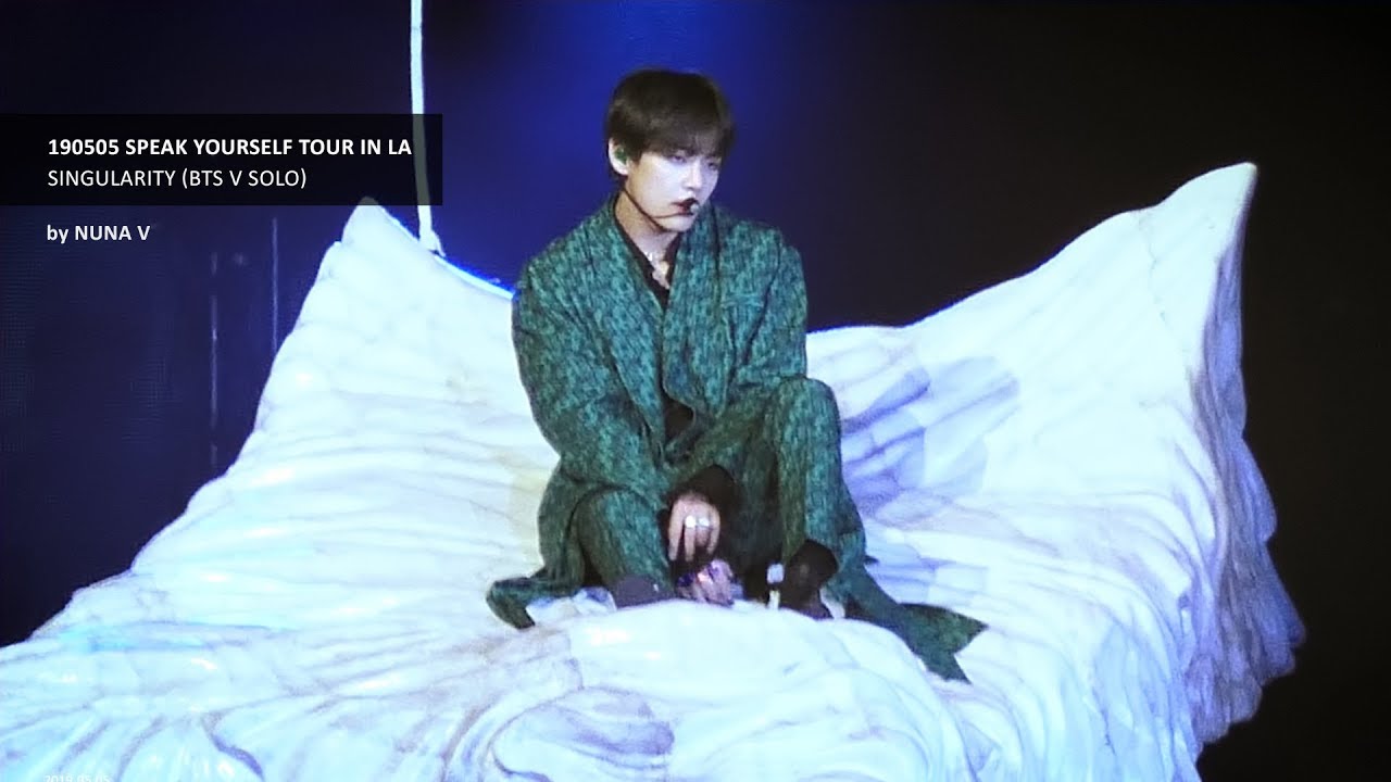 190505 SPEAK YOURSELF Tour in Rose Bowl LA - Singularity / BTS V